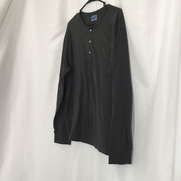 J. Crew Garment Dyed Slub Cotton Henley (H5) - Picture 2 of 7